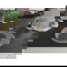 Mexen Kevin 1-compartment granite sink with a drip tray and kitchen mixer tap Flora, Grey - 6517-71-670401-57-B