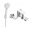 Mexen Royo R40 bathtub faucet with shower set, chrome - 7223R40-00