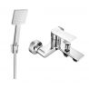 Mexen Royo R45 Bath Faucet with Shower Set, Chrome - 7223R45-00