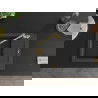 Mexen Enzo 1-compartment granite sink with a drip tray and kitchen mixer tap Carla, spotted black - 6506-76-670700-50