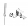 Mexen Royo R72 bath tap with shower set, chrome - 7223R72-00