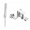 Mexen Royo R72 bathtub faucet with shower set, chrome - 7223R72-00