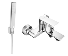 Mexen Royo R72 bathtub faucet with shower set, chrome - 7223R72-00