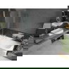 Mexen Vega 170 x 70 cm rectangular bathtub with panels and a 2-wing screen 100 cm, transparent, chrome - 550117070X9210020100
