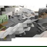 Mexen Pablo 1-compartment granite sink with a drip tray and kitchen mixer tap Carla, Grey - 6510-71-670700-71
