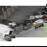 Mexen Vega 180 x 80 cm rectangular bathtub with panels and a 2-wing screen 80 cm, transparent, gold - 550118080X9208025000
