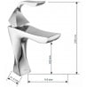 Mexen Estrella DQ02 Bath Set, Chrome - 72303DQ02-00