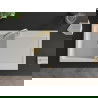 Mexen Leo 1-compartment granite sink with a drip tray and kitchen mixer tap Elia, White - 6501-20-670101-50