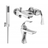 Mexen Estrella R02 bath set, chrome - 72303R02-00