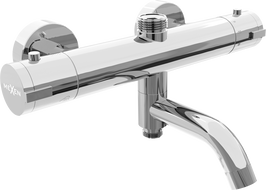 Mexen Kai thermostatic bath and shower mixer tap, Chrome - 77900-00
