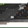 Mexen Leo 1-compartment granite sink with a drip tray and kitchen mixer tap Elia, spotted black - 6501-76-670101-70