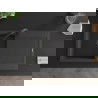 Mexen Leo 1-compartment granite sink with a drip tray and kitchen mixer tap Elia, spotted black - 6501-76-670101-70-B