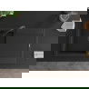 Mexen Leo 1-compartment granite sink with a drip tray and kitchen mixer tap Elia, Black - 6501-77-670101-70-B