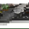 Mexen Matias 1.5-compartment granite sink with a drip tray and kitchen mixer tap Elia, spotted black - 6502-76-670101-00