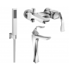 Mexen Estrella R02 bathtub set, Chrome - 72313R02-00