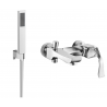 Mexen Estrella R02 bath mixer with shower set, chrome - 7233R02-00