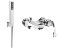 Mexen Estrella R02 bathtub faucet with shower set, chrome - 7233R02-00
