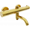 Mexen Kai thermostatic bath and shower mixer tap, Gold - 77900-50