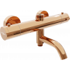 Mexen Kai thermostatic bathtub-shower faucet, rose gold - 77900-60