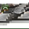 Mexen Mario 2-compartment granite sink with a kitchen mixer tap Elia, White - 6504-20-670101-20