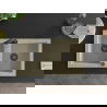Mexen Mario 2-compartment granite sink with a kitchen mixer tap Elia, Beige - 6504-69-670101-70