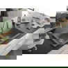 Mexen Mario 2-compartment granite sink with a kitchen mixer tap Elia, Grey - 6504-71-670101-00