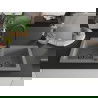 Mexen Mario 2-compartment granite sink with a kitchen mixer tap Elia, Grey - 6504-71-670101-70-B
