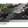 Mexen Mario 2-compartment granite sink with a kitchen mixer tap Elia, Black/Silver metallic - 6504-73-670101-00