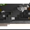 Mexen Mario 2-compartment granite sink with a kitchen mixer tap Elia, Black/Silver metallic - 6504-73-670101-00