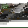 Mexen Mario 2-compartment granite sink with a kitchen mixer tap Elia, Black/Silver metallic - 6504-73-670101-50