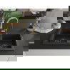 Mexen Mario 2-compartment granite sink with a kitchen mixer tap Elia, Black/Gold metallic - 6504-75-670101-50-B