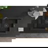 Mexen Mario 2-compartment granite sink with a kitchen mixer tap Elia, Black/Gold metallic - 6504-75-670101-70-B