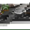 Mexen Mario 2-compartment granite sink with a kitchen mixer tap Elia, spotted black - 6504-76-670101-00