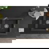 Mexen Mario 2-compartment granite sink with a kitchen mixer tap Elia, spotted black - 6504-76-670101-76