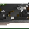 Mexen Mario 2-compartment granite sink with a kitchen mixer tap Elia, Black - 6504-77-670101-50