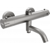 Mexen Kai thermostatic bath-shower mixer, brushed gun gray - 77900-66