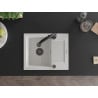 Mexen Enzo 1-bowl Granite Sink with Drainer and Elia Kitchen Tap, White - 6506-20-670101-70