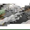 Mexen Enzo 1-compartment granite sink with a drip tray and kitchen mixer tap Elia, Grey - 6506-71-670101-00