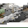 Mexen Enzo 1-compartment granite sink with a drip tray and kitchen mixer tap Elia, Grey - 6506-71-670101-50