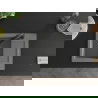 Mexen Enzo 1-compartment granite sink with a drip tray and kitchen mixer tap Elia, Grey - 6506-71-670101-70