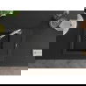 Mexen Enzo 1-compartment granite sink with a drip tray and kitchen mixer tap Elia, Black/Silver metallic - 6506-73-670101-00
