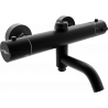 Mexen Kai thermostatic bath and shower mixer tap, Black - 77900-70