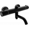 Mexen Kai thermostatic bath-shower mixer, black - 77900-70