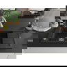 Mexen Elias 1-compartment granite sink with a drip tray and kitchen mixer tap Elia, Black/Silver metallic - 6511-73-670101-00