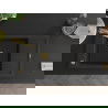 Mexen Elias 1-compartment granite sink with a drip tray and kitchen mixer tap Elia, Black/Gold metallic - 6511-75-670101-50
