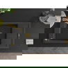 Mexen Elias 1-compartment granite sink with a drip tray and kitchen mixer tap Elia, spotted black - 6511-76-670101-50