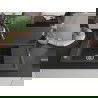 Mexen Elias 1-compartment granite sink with a drip tray and kitchen mixer tap Elia, spotted black - 6511-76-670101-70