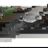 Mexen Elias 1-compartment granite sink with a drip tray and kitchen mixer tap Elia, Black - 6511-77-670101-70