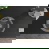 Mexen Diego 1-compartment granite sink with a kitchen mixer tap Elia, Grey - 6512-71-670101-70