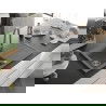 Mexen Bruno 1-compartment granite sink with a drip tray and kitchen mixer tap Elia, Grey - 6513-71-670101-71